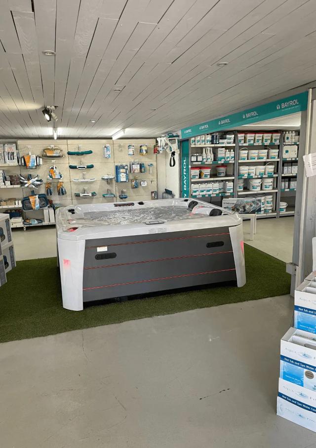 Exposition spa en showroom